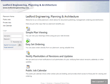Tablet Screenshot of ledfordengineering.com
